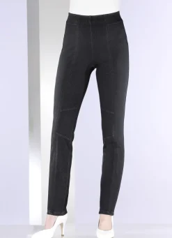 Jersey-Hose in Denim-Optik