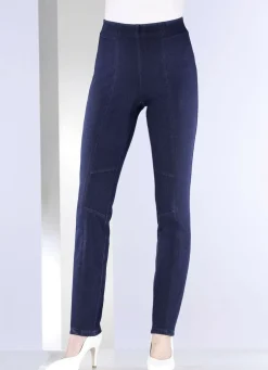 Jersey-Hose in Denim-Optik