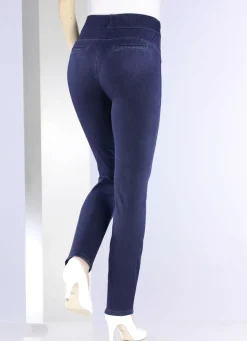 Jersey-Hose in Denim-Optik