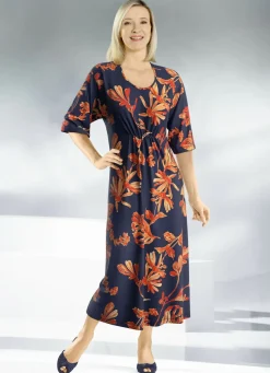 Kaftan mit farbbrillantem Druck