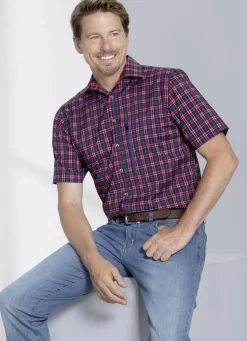 Kariertes Funktions-Hemd in 3 Farben