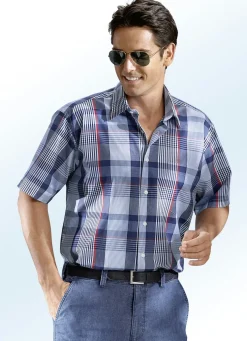 Kariertes Hemd mit Rückenpasse