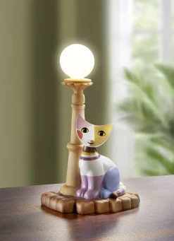 Katze an Laterne aus der Rosina-Wachtmeister-Kollektion