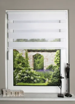 Kettenzugrollo mit Klemmträgern