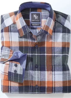 King's Road-Flanellhemd in 6 Farben