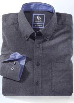 King's Road-Flanellhemd in 6 Farben