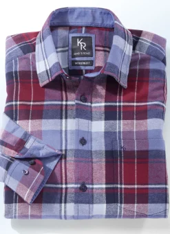 King's Road-Flanellhemd in 6 Farben