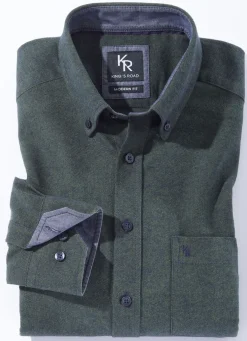 King's Road-Flanellhemd in 6 Farben