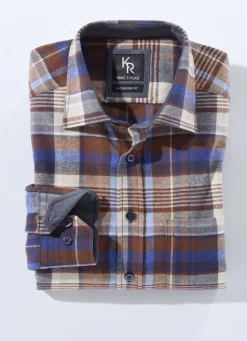 King's Road-Flanellhemd in 6 Farben