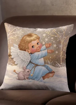 Kissenbezug mit Engel-Motiv