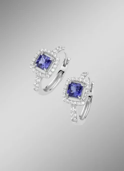 Klappcreolen in Silber