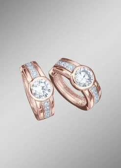 Klappcreolen mit synth. Zirkonia