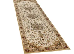 Klassisch gemusterte, gewebte Brücken und Teppiche