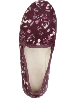 Klassische Damen-Hausschuhe, mit Gummizug