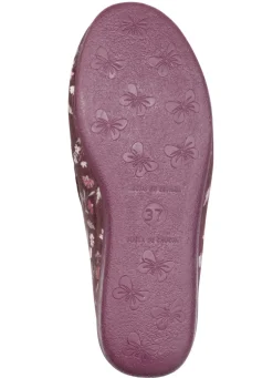 Klassische Damen-Hausschuhe, mit Gummizug