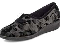 Klassische Damen-Hausschuhe, Weite H, mit anatomisch geformtem Fußbett