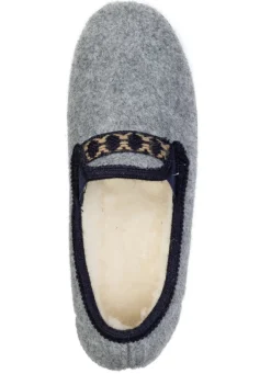 Klassische Damen-Hausschuhe, mit Gummizug