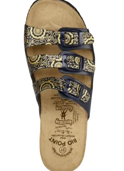 Klassische Damen-Pantoletten, mit verstellbaren Spangen