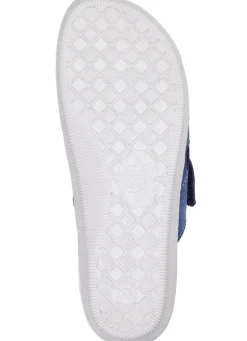 Klassische Damen-Pantoletten, Weite H, mit elastischem Material