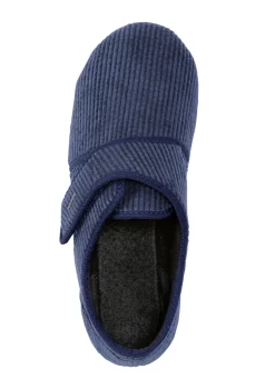 Klassische Herren-Hausschuhe, mit Klettverschluss