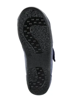 Klassische Herren-Hausschuhe, mit Klettverschluss