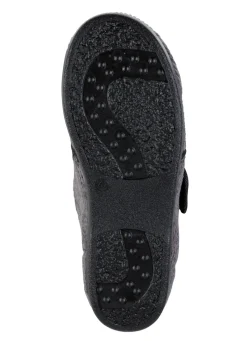 Klassische Herren-Hausschuhe, mit Klettverschluss