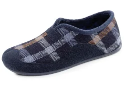 Klassische Herren-Hausschuhe, mit herausnehmbarem Fußbett