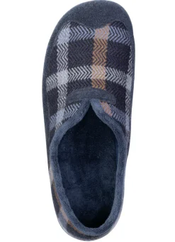Klassische Herren-Hausschuhe, mit herausnehmbarem Fußbett