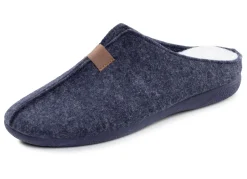 Klassische Herren-Hausschuhe, aus Wollfilz