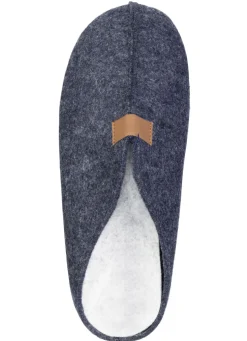 Klassische Herren-Hausschuhe, aus Wollfilz