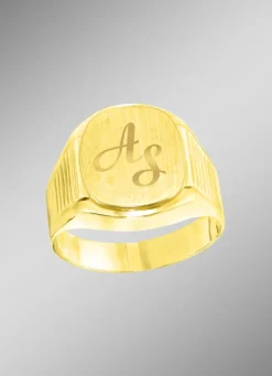 Klassischer Herrenring, zur Gravur geeignet