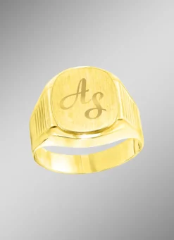 Klassischer Herrenring, zur Gravur geeignet