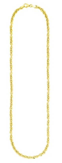 Klassissche Kordelketten-Garnitur, diamantiert