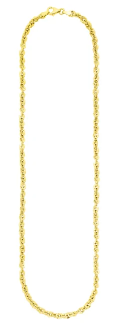 Klassissche Kordelketten-Garnitur, diamantiert