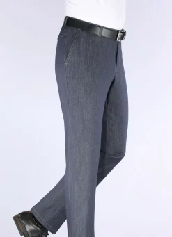 Klaus Modelle-Unterbauch-Edeljeans in 2 Farben