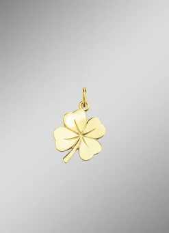 Kleeblatt-Anhänger aus Gold