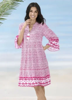 Kleid aus Viskose, allover dessiniert