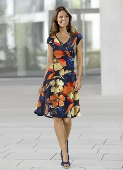 Kleid in angesagter Wickeloptik