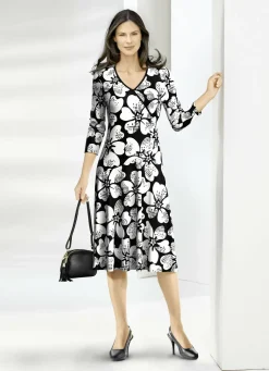 Kleid in Wickeloptik