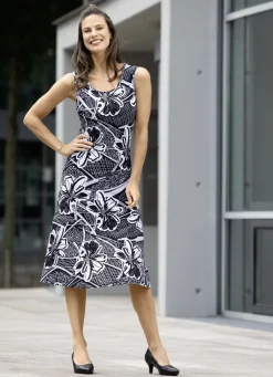 Kleid mit Floral-Dessin