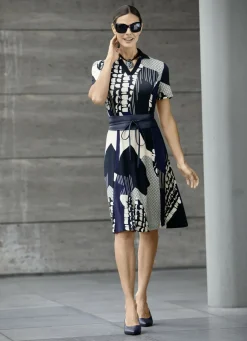 Kleid mit Polokragen