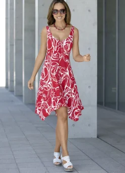 Kleid mit Zierbändchen