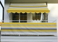 Klemm-Markise mit innenliegendem Kettenantrieb