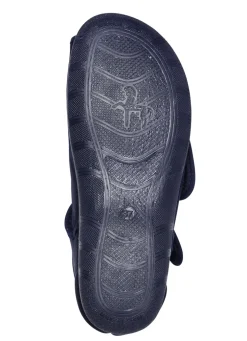 Klett-Sandale aus elastischem Textilmaterial