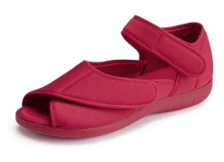 Klett-Sandale aus elastischem Textilmaterial