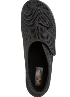 Klettschuh aus elastischem Textilmaterial