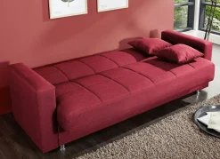 Klick-Klack-Sofa mit Dekokissen