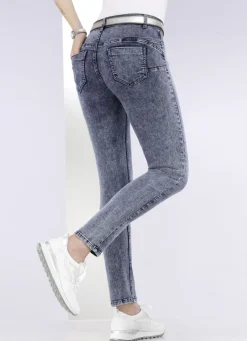 Knöchellange, figurformende Jeans
