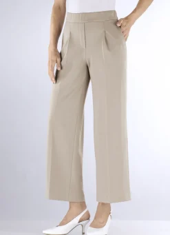 Knöchellange Hose mit weitem Bein