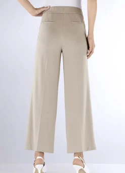 Knöchellange Hose mit weitem Bein